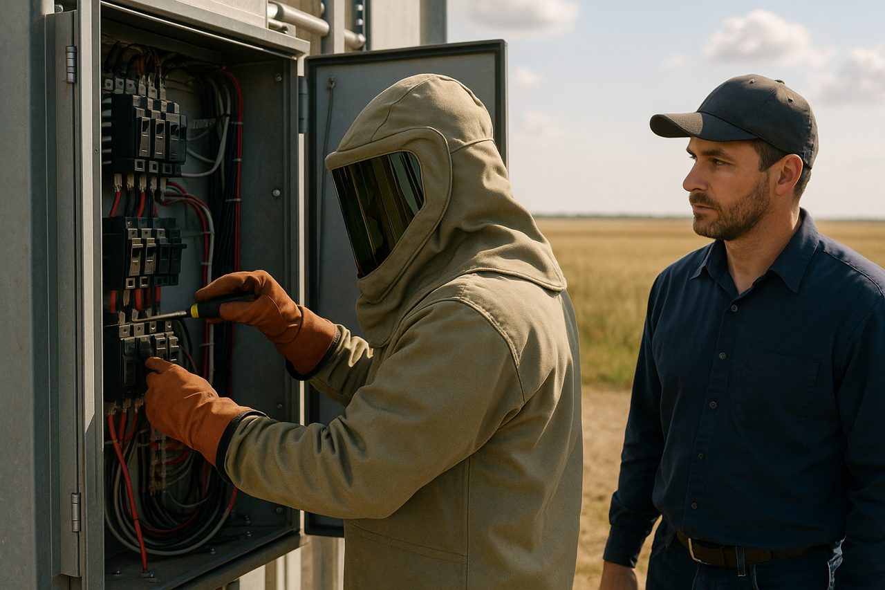 Lockout tagout training covering energy isolation, lockout device application, and verification procedures