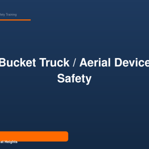 Bucket Truck / Aerial Device Safety — Course Image