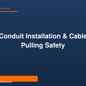 Conduit Installation & Cable Pulling Safety — Course Image