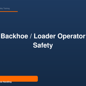 Backhoe / Loader Operator Safety — Course Image